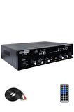 Hepa Merz LV-200 100V Trafolu ve 4-16 Ohm Mixer Amfi 200W Anfi Bluetooth Usb