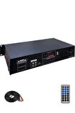Hepa Merz HB-4600 Mixer Amfi 4 Bölgeli 4 Çıkışlı Anfi Zonlu 4x150W Bluetooth Usb