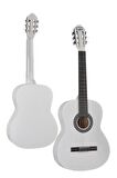 Midex CG-270WH Beyaz Renk Klasik Gitar 4/4 Yetişkin Boy Sap Ayarlı Full Set