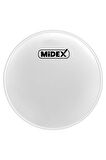 Midex DR-14WH Beyaz Renk 14 İnç Trampet Bateri Davul Derisi Drumhead 14'' inch (35.56 cm)