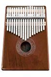 Midex KLX-553 Kalimba 1. Sınıf Maun Ağacı Mineral Çelik Paslanmaz 17 Tuş Tam Set