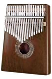 Midex KLX-553 Kalimba 1. Sınıf Maun Ağacı Mineral Çelik Paslanmaz 17 Tuş Tam Set