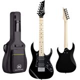 Maxword DE-150BK Maple Klavye HH Manyetik Yüksek Kaliteli Elektro Gitar Seti