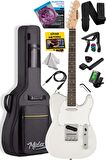 Midex TLX-50WH Tele Kasa Gül Klavye 2 Single-Coil Manyetik Elektro Gitar