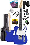 Midex TLX-50BL Tele Kasa Maple Klavye 2 Single-Coil Manyetik Elektro Gitar