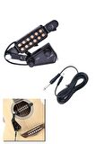 Midex ME-50 Portatif Gitar Mikrofonu Gitar Manyetiği Volüm ve Ton Kontrollü