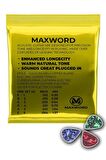 Maxword GT-Acoustic Kaliteli Akustik Gitar Teli 1 Takım Set (Pena Hediye)
