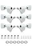 Midex CB-40 Akustik Gitar İçin Kaliteli Profesyonel Burgu Takımı Silver 1 SET