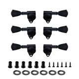 Midex CB-50 Akustik Gitar İçin Kaliteli Profesyonel Burgu Takımı Black 1 SET