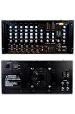 Hepa Merz 1200W Profesyonel Kaliteli Stereo Cami Anfisi 2x600W Ekho Reverb 100V/8 Ohm Usb Bt (Powerful P1200)