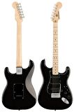 Maxword MAP-35BK-25AMP Maple Klavye SSH 25W Amfili Elektro Gitar Seti