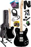 Maxword TLX-60BK-ST Telecaster Maple Klavye HH Profesyonel Elektro Gitar