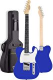 Midex TLX-50BL-ST Tele Kasa Maple Klavye 2 Single-Coil Manyetik Elektro Gitar
