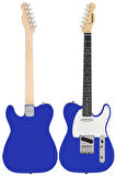 Midex TLX-50BL-50AMP Tele Kasa Maple Klavye 2 Single-Coil 50W Amfili Elektro Gitar