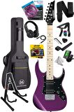 Maxword DE-150PU-ST Maple Klavye HH Manyetik Yüksek Kaliteli Elektro Gitar Seti