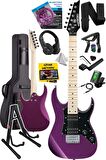 Maxword DE-150PU-ST Maple Klavye HH Manyetik Yüksek Kaliteli Elektro Gitar Seti