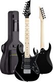 Maxword DE-150BK-ST Maple Klavye HH Manyetik Yüksek Kaliteli Elektro Gitar Seti