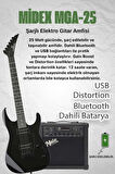 Maxword Grade-25AMP Black Rosewood Yüksek Kalite Floyde Rose 25W Amfili Elektro Gitar