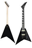 Maxword DG-28BK-25AMP V Kasa Gül Klavye 2x Zebra Humbucker Manyetik 25W Amfili Elektro Gitar