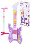 Rennes RG-035PK Mikrofonlu Tuşlu Çocuk Elektro Oyuncak Gitar (Mikrofon Standı ve Askı Dahil)