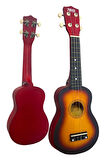 Midex UKX-901SB Sunburs Soprano Ukulele (Askı Çanta Metod Pena)