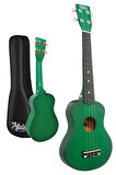 Midex UKX-233GR Yeşil Concert Ukulele (Askı Çanta Metod Pena)