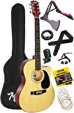 Midex RG-560NT Pack Natural Elektro Akustik Gitar Full Set Ekolayzerli 40 İnç 4/4 Yetişkin