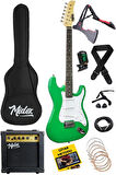 Midex AGE-80GR Amfili Full Elektro Gitar Seti 4/4 Yetişkin 39 İnç Green