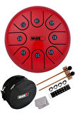 Midex TD-68RD Çelik Dil Davul Handpan 6 İnç 8 Ton Steel Tongue Drum Full Set