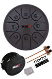 Midex TD-68BK Çelik Dil Davul Handpan 6 İnç 8 Ton Steel Tongue Drum Full Set