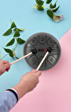 Midex TD-68ASH Çelik Dil Davul Handpan 6 İnç 8 Ton Steel Tongue Drum Full Set