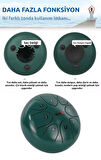 Midex TD-88GR Çelik Dil Davul Handpan 8 İnç 8 Ton Steel Tongue Drum Full Set