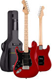 Midex RPH-31RD-25AMP Solak Elektro Gitar 25W Amfili Full Set