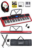 Midex PS-5200RD-HS Pro Org 61 LED Işıklı Tuş Hassasiyetli Bluetooth Midi Kulaklık Stand