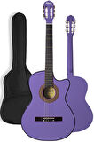 Midex CG-395PRP Klasik Gitar 4/4 Sap Ayarlı Kesik Kasa Full Set (Çanta Askı Tuner Metod Pena)