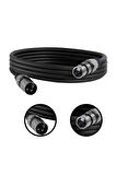 Midex MXL-3M-BK Kaliteli XLR TO XLR 3 mt. Mikrofon Kablosu