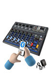  Lastvoice Ample Covering-Paket-2 Aktif hoparlör ve Mixer Full Ses Sistemi Seti