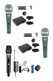  Lastvoice Ample Surface-Paket-4 Aktif hoparlör ve Mixer Full Ses Sistemi Seti