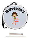 Rennes DVL-32RD Örf Aletleri Özel Tasarım Çocuk Davulu 30 cm
