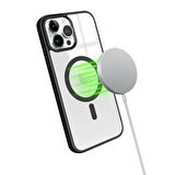iPhone 12 Pro Max Magsafe Özellikli Renkli Clear Case Kapak