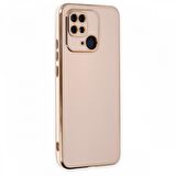Xiaomi Redmi 10C Kılıf Luxury Seri Kamera Korumalı Silikon Kapak