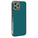 iPhone 12 Pro Kılıf Luxury Seri Kamera Korumalı Silikon Kapak