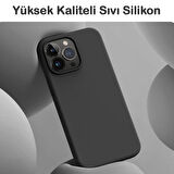 iPhone 15 Pro Kılıf Kamera Lensli Lansman Silikon Kapak