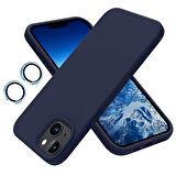 iPhone 15 Kılıf Kamera Lensli Lansman Silikon Kapak