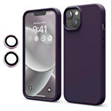 iPhone 14 Kılıf Kamera Lens Hediyeli Nano Lansman Silikon Arka Kapak