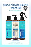 PANORAMA Professional Kırılma ve Hasar Önleyici Bakım Seti 400 ml Şampuan-Saç Kremi-Sıvı Saç Kremi