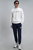 Lufian Erkek Lowe Sweatshirt 112030125 Kırık Beyaz