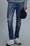 Flash Smart Jean Erkek Pantolon Slim Fit Mavi