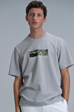 Bıanca Modern Grafik T- Shirt Nane Yeşili