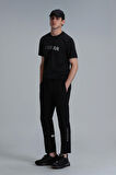 Benjamın Modern Grafik T- Shirt Siyah
